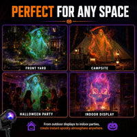 32FT HD Halloween Projector | That Disappoint Your Halloween Party | 10 Unique HD Projection Patterns