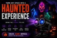 The Haunted Yard Projector — 32ft Display, 10 Spooky Patterns thumbnail 1