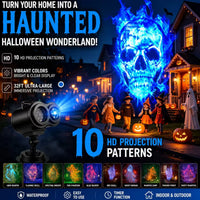 32FT HD Halloween Projector | That Disappoint Your Halloween Party | 10 Unique HD Projection Patterns