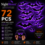 🦇 NightBloom™ LED 3D Bat Wall Light — Halloween Glow Decor thumbnail 2