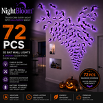 🦇 NightBloom™ LED 3D Bat Wall Light — Halloween Glow Decor thumbnail 1